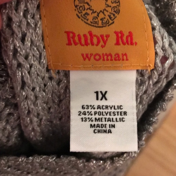 🔥Silver knit sweater - Picture 3 of 4